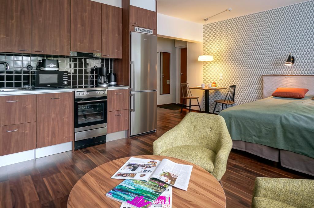 Forenom Serviced Apartments Espoo Tapiola Szoba fotó